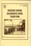 Export Statistics Of Kalimantan Timur In 1998