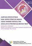 Sampling Error of Estimation Results of Cost Structure of Horticultural Cultivation Household Survey 2018 in Kalimantan Timur Province (Seri-A2)