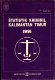 Criminal Statistics Of Kalimantan Timur 1991