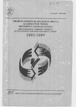 PDRB Kalimantan Timur Menurut Lapangan Usaha 1993-1999