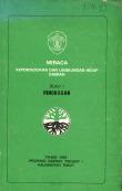 Neraca Kependudukan Dan Lingkungan Hidup Kalimantan Timur 1992