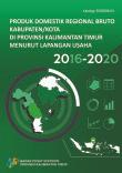 Produk Domestik Regional Bruto Kabupaten/Kota di Provinsi Kalimantan Timur Menurut Lapangan Usaha 2016-2020