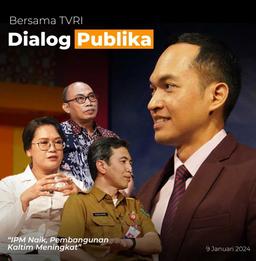 Dialog Publika Kepala BPS Provinsi Kalimantan Timur bersama TVRI