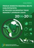 Produk Domestik Regional Bruto Kabupaten/Kota di Provinsi Kalimantan Timur Menurut Lapangan Usaha  2014-2018