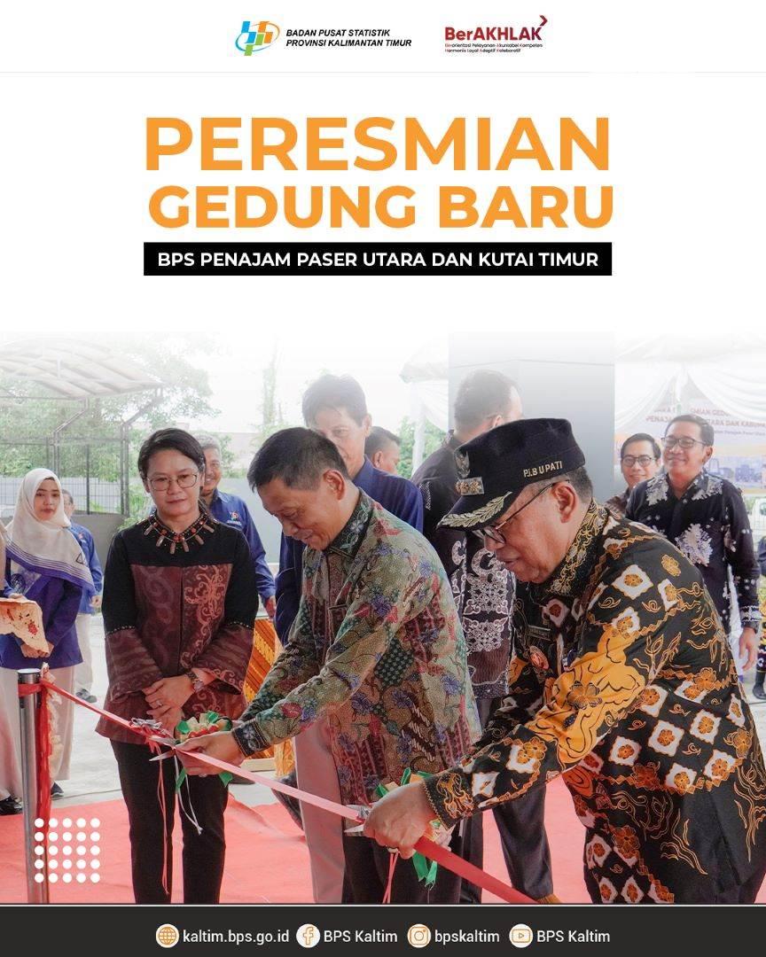 Peresmian Gedung Baru BPS Kabupaten PPU & Kutai Timur