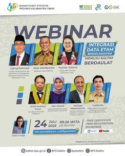 BPS-Statistics of Kalimantan Timur Province Holds Data Integration Webinar