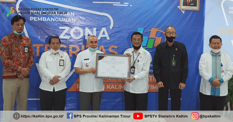 Gubernur Apresiasi Pencanangan Pembangunan Zona Integritas BPS Kalimantan Timur menuju WBK WBBM