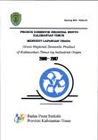 Gross Regional Domestic Product Of Kalimantan Timurby Industrial Origin 2000-2007