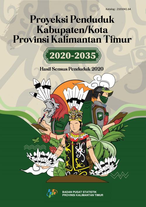 Population Projection of Regency/Municipality Kalimantan Timur Province 2020-2035, Result of Population Census 2020