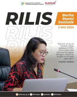 Rilis Berita Resmi Statistik 2 Mei 2024