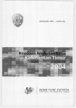 Keadaan Angkatan Kerja Provinsi Kalimantan Timur 2004