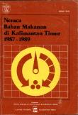 Neraca Bahan Makanan di Kalimantan Timur 1987-1989