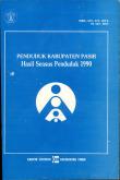 Penduduk Kabupaten Pasir Hasil Sensus Penduduk 1990