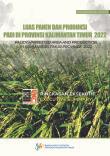 Executive Summary Of Paddy Harvested Area And Production In Kalimantan Timur 2022