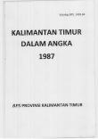 Kalimantan Timur Dalam Angka 1987