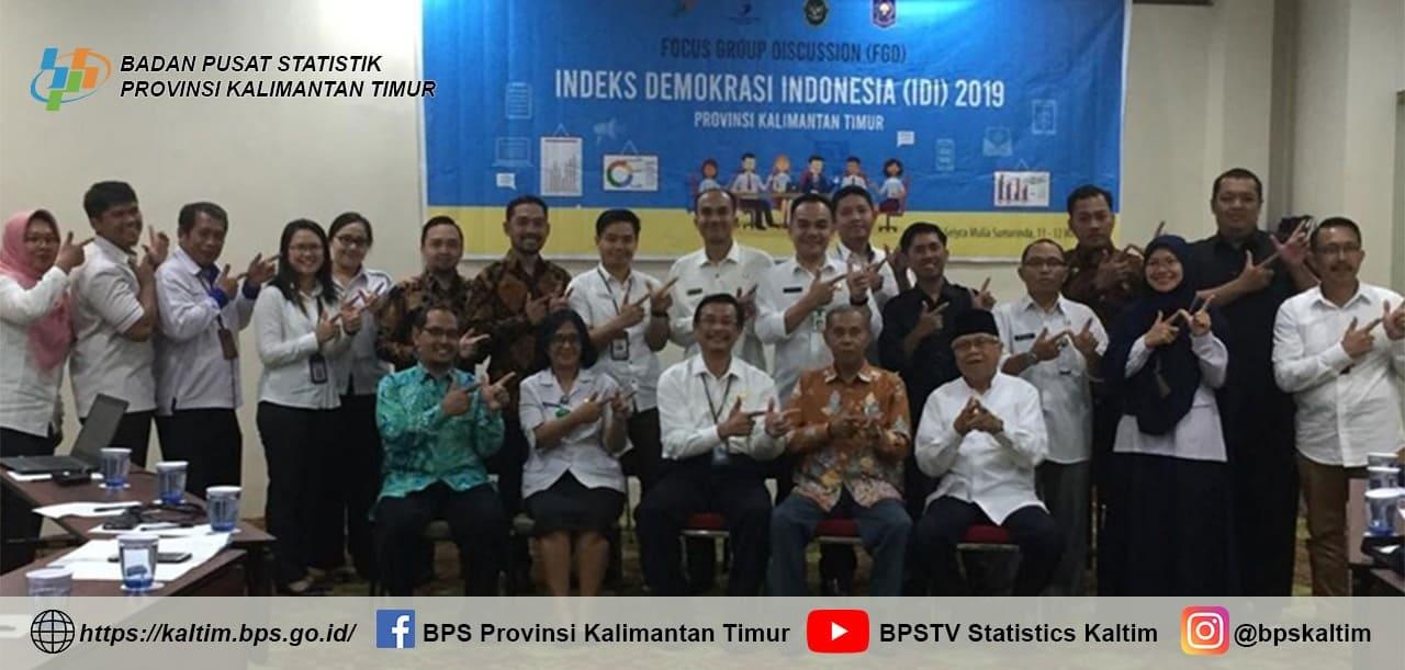 Focus Group Discussion on Indonesia's Democracy Index, Noting Democracy in Kalimantan Timur