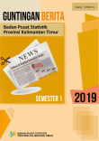 News Clippings of BPS Statistics of Kalimantan Timur Province Semester 1 2019