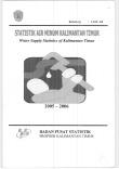 Kalimantan Timur Drinking Water Statistics 2005-2006