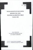 Unit Price for Goods and Services in Kalimantan Timur Province 1999