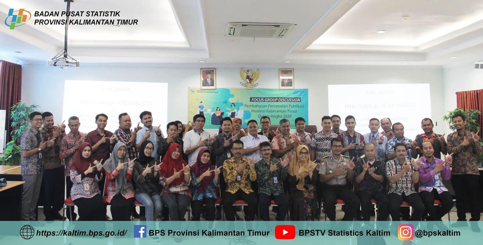 BPS Provinsi Kalimantan Timur Gelar Focus Group Discussion Percepatan Data Pembangunan